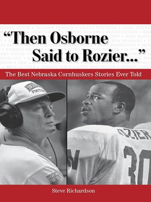cover image of "Then Osborne Said to Rozier. . ."